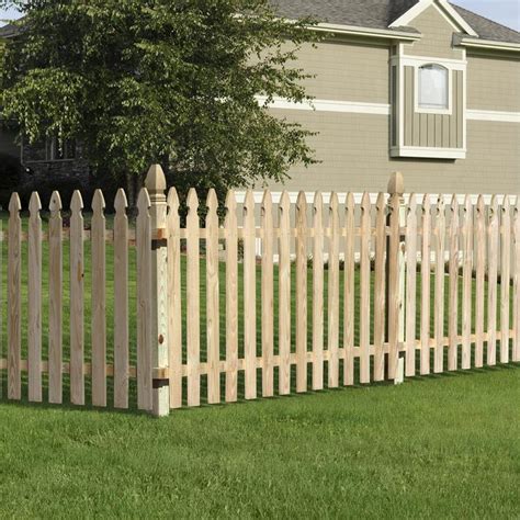 Pressure treated southern yellow pine pickets are ideal for decorative fencing applications. . Lowes fence picket